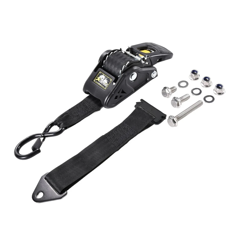 2 Inch Fly Fish Retractable Ratchet Strap With S-Hook & E Track Adapters factory