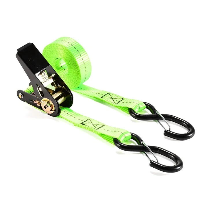 Wholesale Heavy-duty E-coated Ratchet Strap 2pk Package
